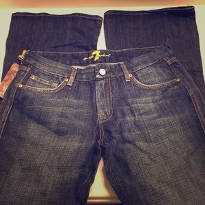 7 for All Mankind Pink A Pocket Jeans